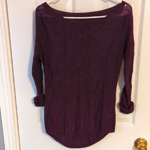 Express 3/4 Wide Neck Top